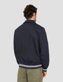 Blouson varsity bleu marine déperlant - MARINE
