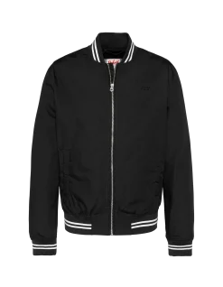Blouson varsity noir déperlant - NOIR