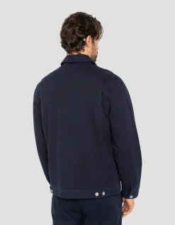 Blouson worker canvas bleu marine - MARINE