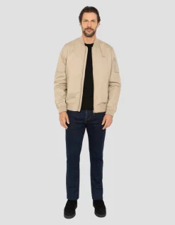 Bomber beige clair léger déperlant - BEIGE CLAIR