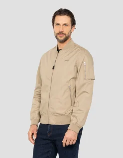 Bomber beige clair léger déperlant - BEIGE CLAIR