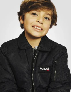 Bomber CWU enfant noir - NOIR