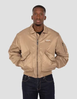 Bomber CWU 90's désert en nylon recyclé, coupe oversize - DÉSERT