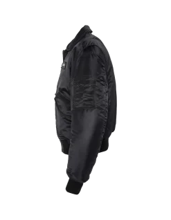 Bomber CWU 90's noir en nylon recyclé, coupe oversize - NOIR