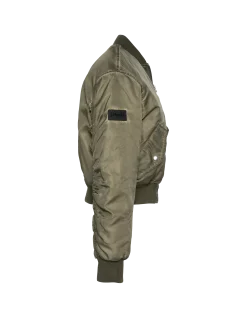 Bomber lavé oversize kaki - KAKI