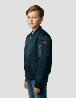 Bomber MA-1 enfant bleu marine - MARINE