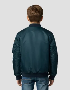 Bomber MA-1 enfant bleu marine - MARINE