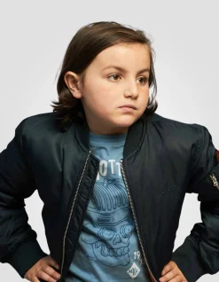 Bomber MA-1 enfant bleu marine - MARINE