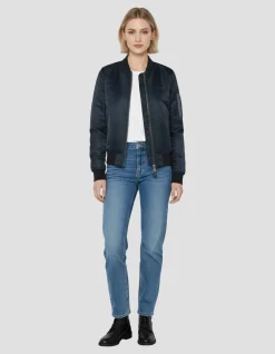 Bomber MA-1 femme bleu marine - MARINE