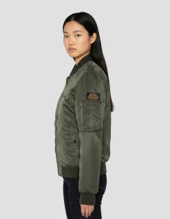 Bomber MA-1 femme kaki - KAKI