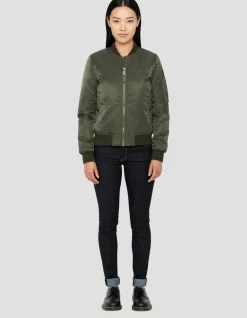 Bomber MA-1 femme kaki - KAKI