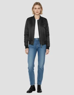 Bomber MA-1 femme noir - NOIR