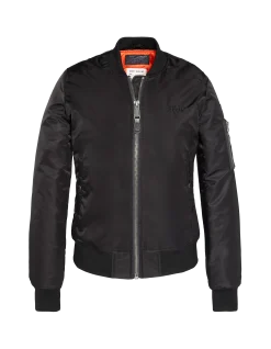 Bomber MA-1 femme noir - NOIR