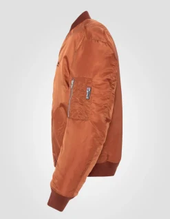 Bomber MA-1 lavé cuivre en nylon recyclé, coupe confort - CUIVRE