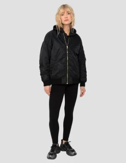 Bomber MA-1 long noir - NOIR