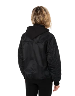 Bomber MA-1 long noir - NOIR