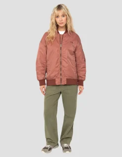 Bomber MA-1 long rose poudré - ROSE POUDRÉ