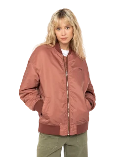 Bomber MA-1 long rose poudré - ROSE POUDRÉ