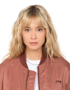 Bomber MA-1 long rose poudré - ROSE POUDRÉ
