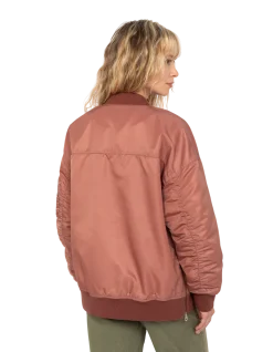 Bomber MA-1 long rose poudré - ROSE POUDRÉ