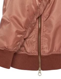Bomber MA-1 long rose poudré - ROSE POUDRÉ