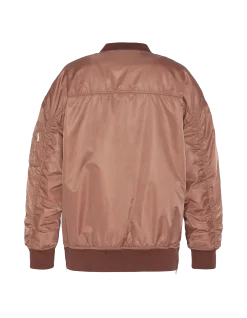 Bomber MA-1 long rose poudré - ROSE POUDRÉ
