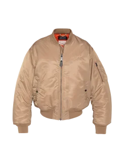 Bomber MA-1 90's désert en nylon recyclé, coupe oversize - DÉSERT
