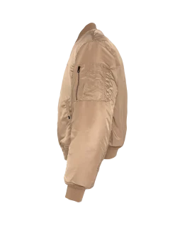 Bomber MA-1 90's désert en nylon recyclé, coupe oversize, grande taille - DÉSERT