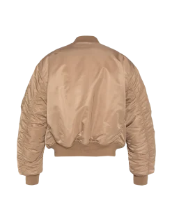 Bomber MA-1 90's désert en nylon recyclé, coupe oversize - DÉSERT