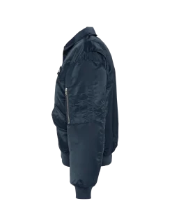 Bomber pilote CWU bleu marine en nylon recyclé, coupe confort - MARINE