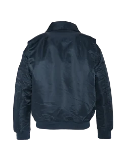 Bomber pilote CWU bleu marine en nylon recyclé, coupe confort - MARINE