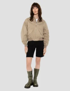 Bomber surteint taupe type MA-1 - TAUPE