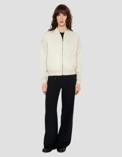 Bomber ultra léger blanc exotique - BLANC CASSÉ
