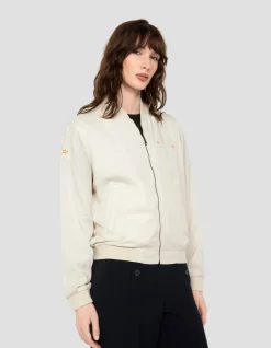 Bomber ultra léger blanc exotique - BLANC CASSÉ