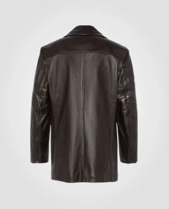 Caban marron mythique USA, cuir de vachette - MARRON