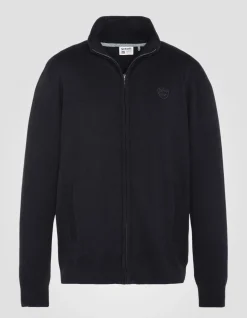 Cardigan zippé noir - NOIR
