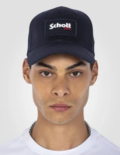 Casquette bleu marine à scratch amovible - MARINE