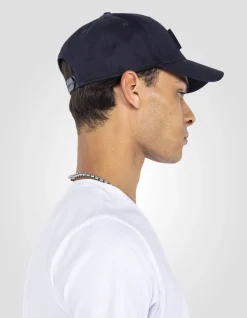 Casquette bleu marine à scratch amovible - MARINE