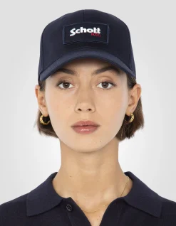 Casquette bleu marine à scratch amovible - MARINE