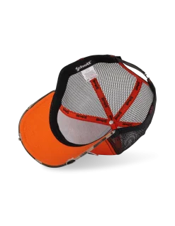 Casquette trucker camo et orange Schott X Von Dutch - CAMO/ORANGE