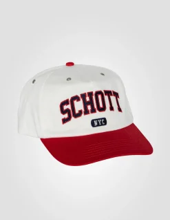 Casquette university blanche et rouge - BLANC/ROUGE