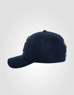 Casquette varsity badgée bleu marine - MARINE