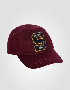 Casquette varsity badgée bordeaux - BORDEAUX