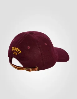 Casquette varsity badgée bordeaux - BORDEAUX