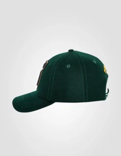 Casquette varsity badgée vert foncé - VERT FONCÉ