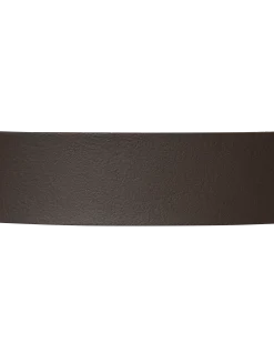 Ceinture marron avec boucle gravée Schott NYC®, cuir de buffle - MARRON