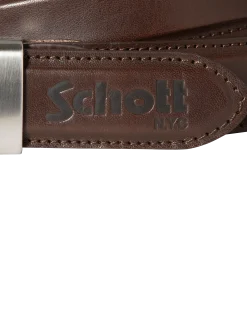 Ceinture marron, cuir de vachette - MARRON