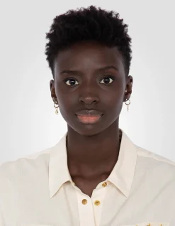 Chemise army légère blanche sans manche - BLANC CASSÉ