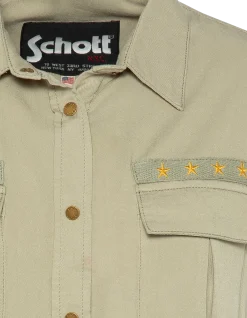 Chemise army légère sage kaki sans manche - SAGE KAKI