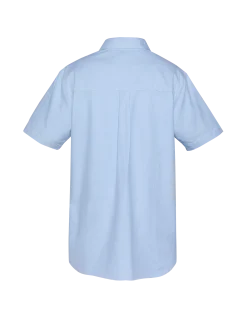 Chemise bleue à manches courtes - BLEU